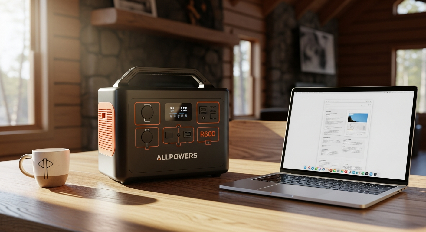 ALLPOWERS R600: Off-Grid Power for Remote Work