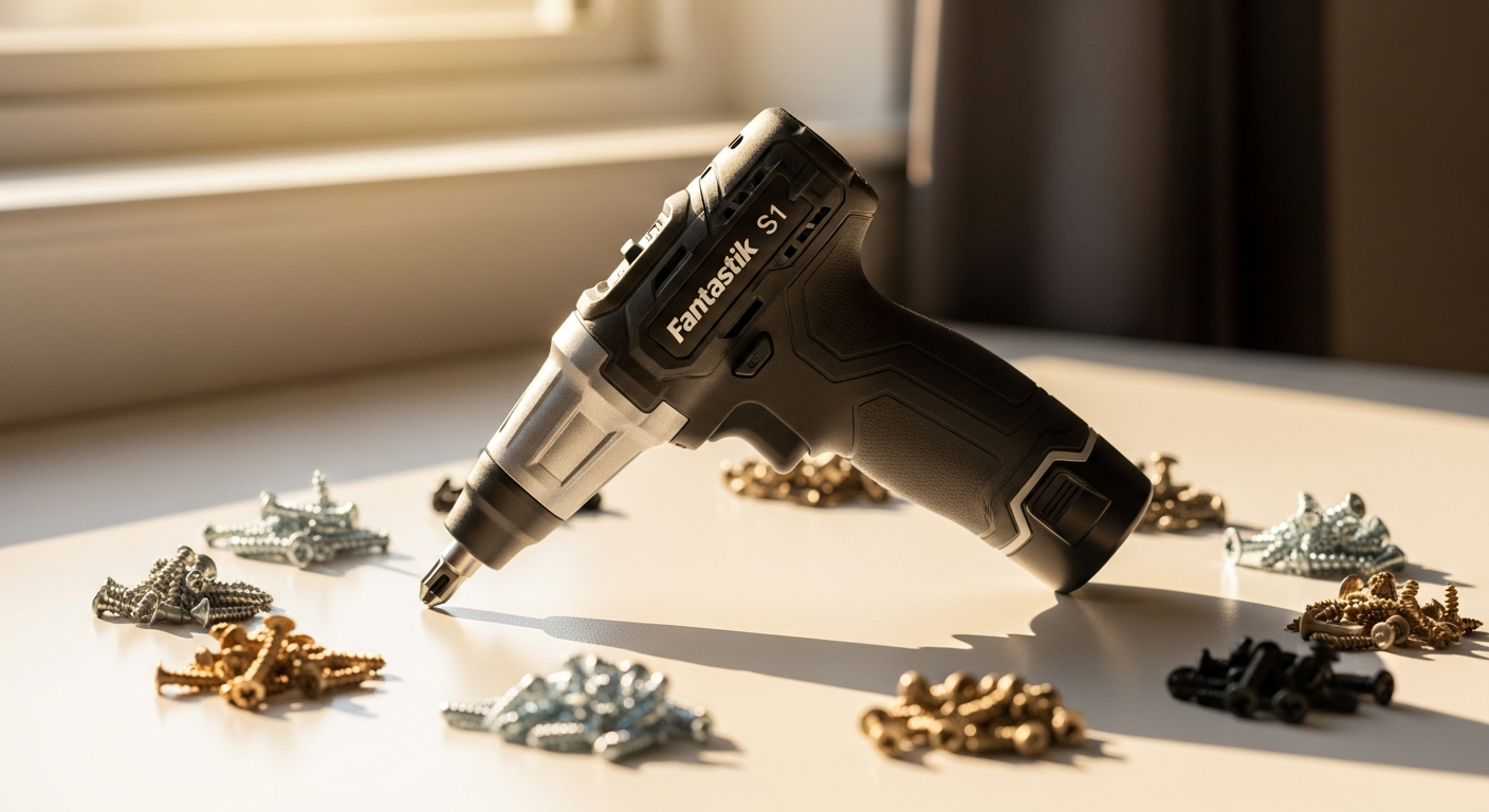 Fanttik S1 Apex electric screwdriver with adjustable angle design and LED work light
