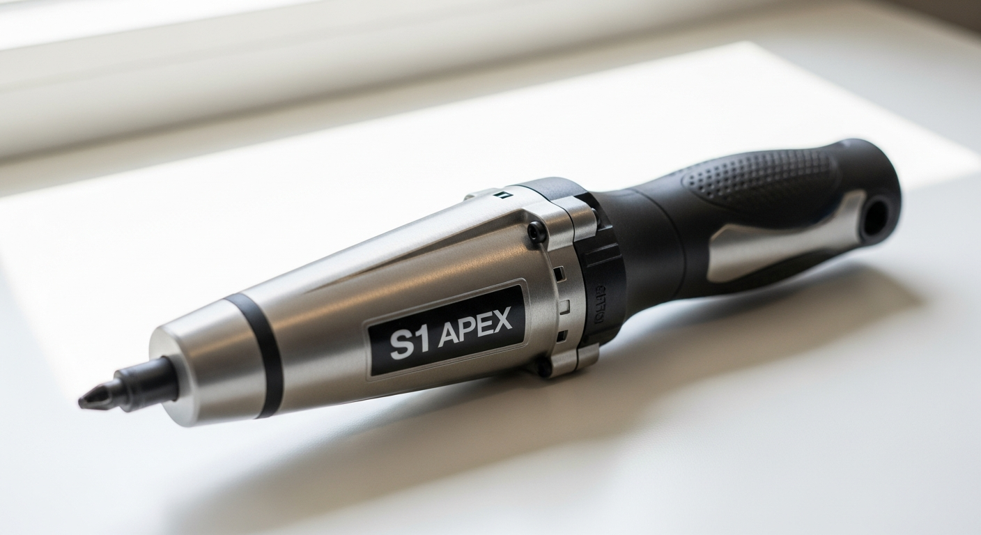 S1 APEX Electric Screwdriver: Precision Pivot Handle