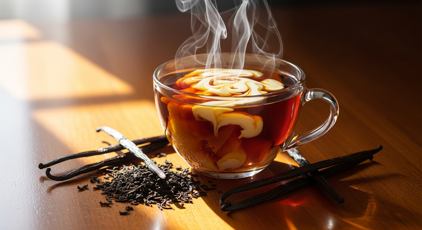 Art of Tea Earl Grey Crème loose-leaf tea blend with vanilla and cornflower petals