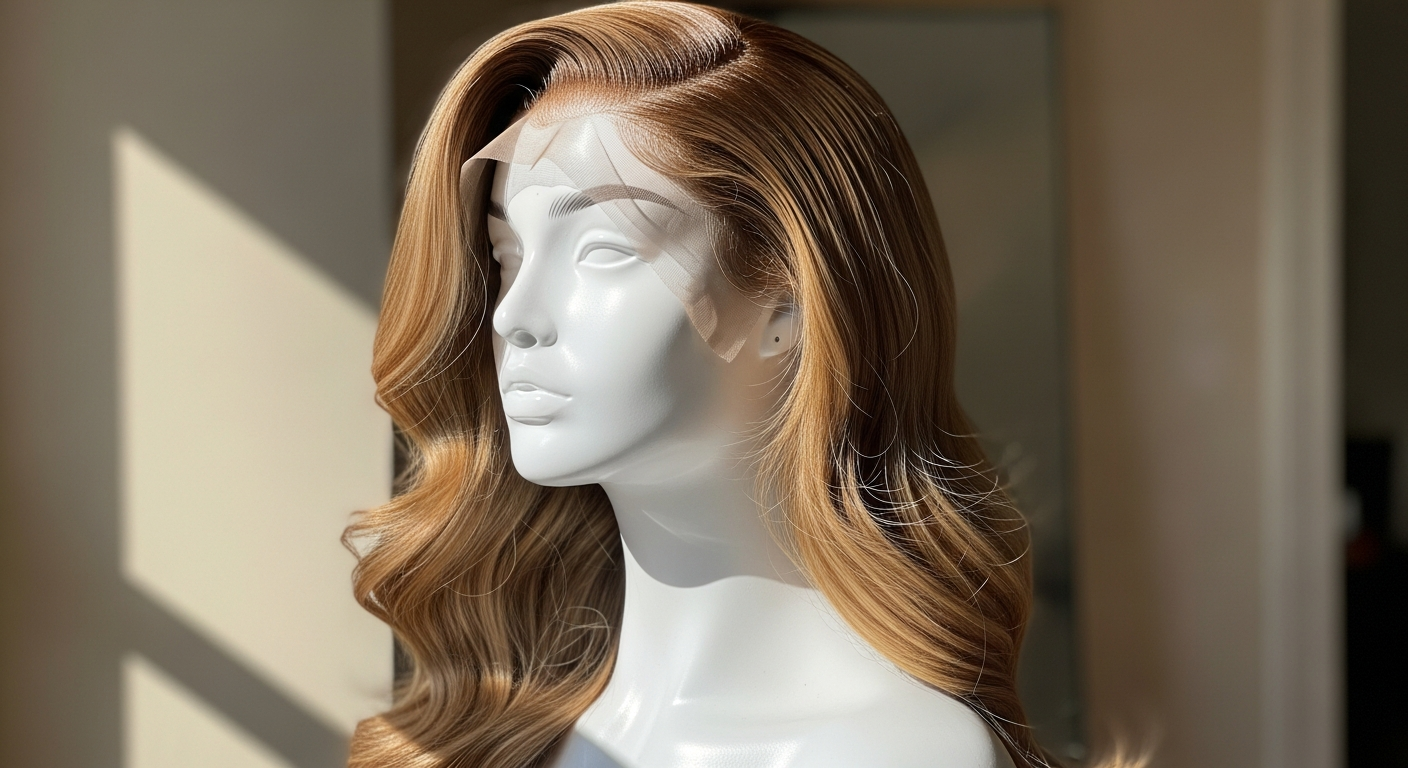 Ashimary Body Wave HD Lace Front Wig styled in loose waves showcasing natural hairline and transparent lace technology