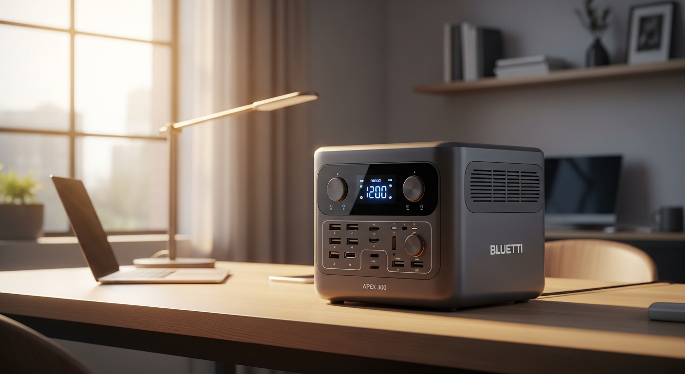 BLUETTI Apex 300 Versatile Power Station with dual 240V inverter capability