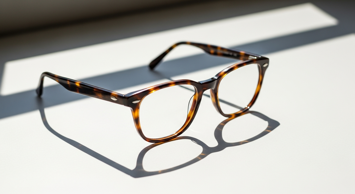Bailey Nelson Bronte Classic Eyeglasses in gold acetate with metal bridge and browline design