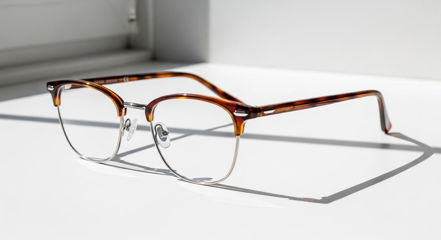 Homer Eyeglasses: Wire-Acetate Frames at $229