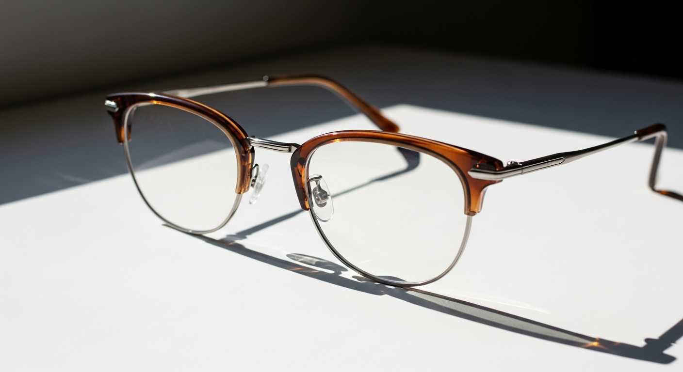 Homer Eyeglasses: Stylish Wire-Acetate Frames