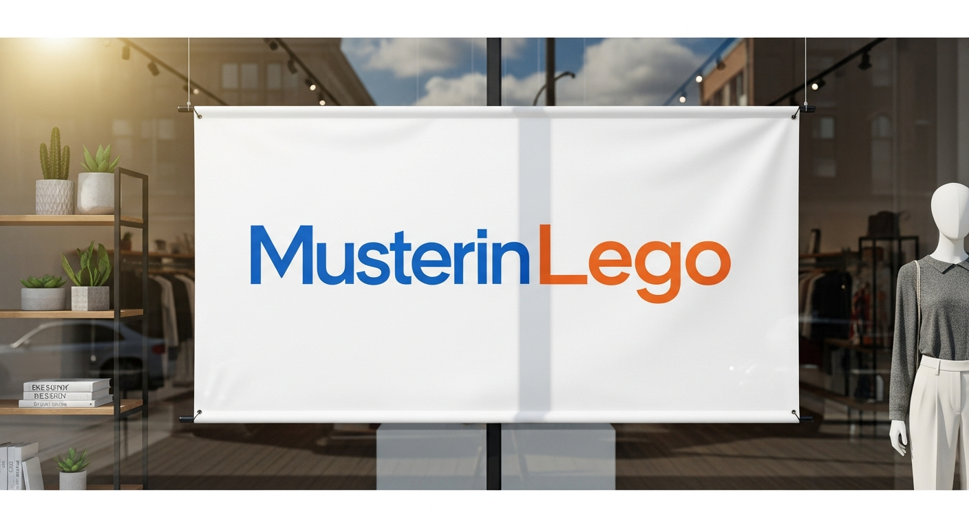 Professional custom vinyl banner displaying vibrant graphics and business promotion messaging