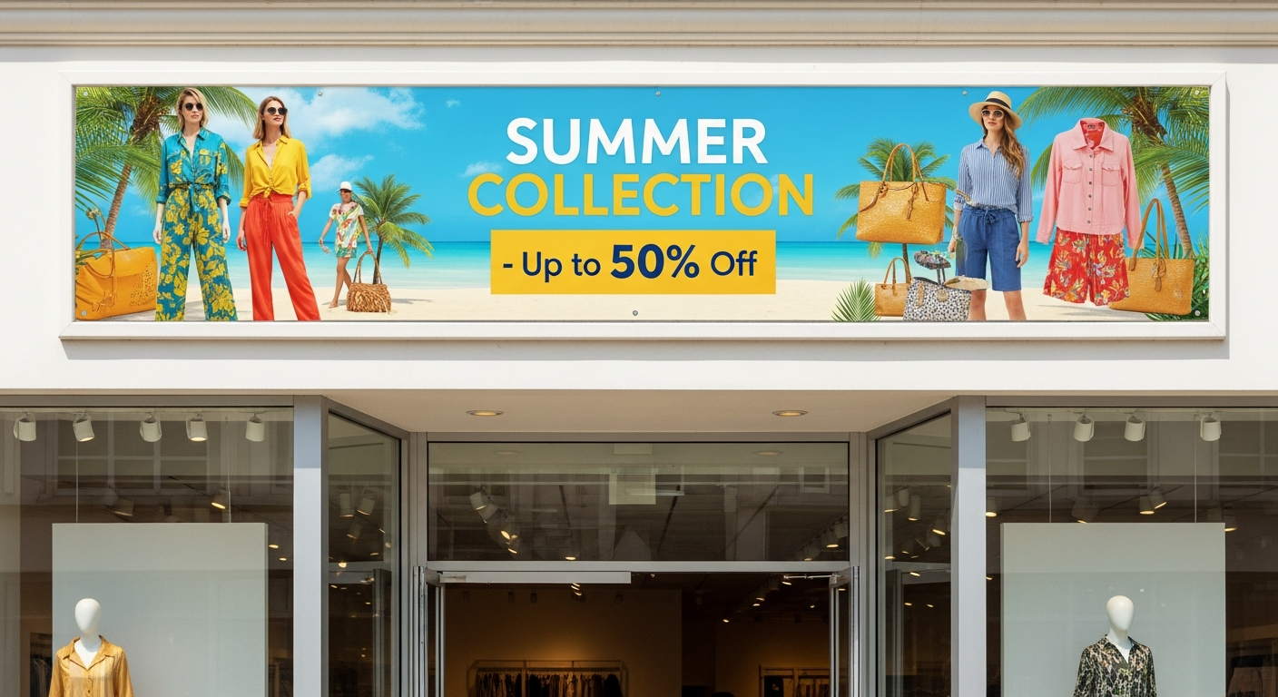 Custom Vinyl Banners for Retail Advertising