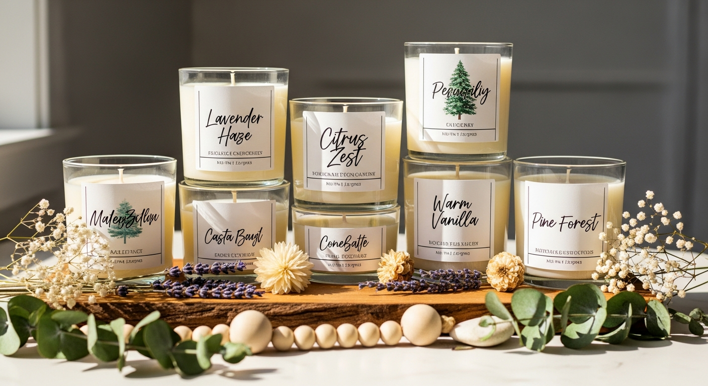Custom Personalized Scented Candles | Byvoks