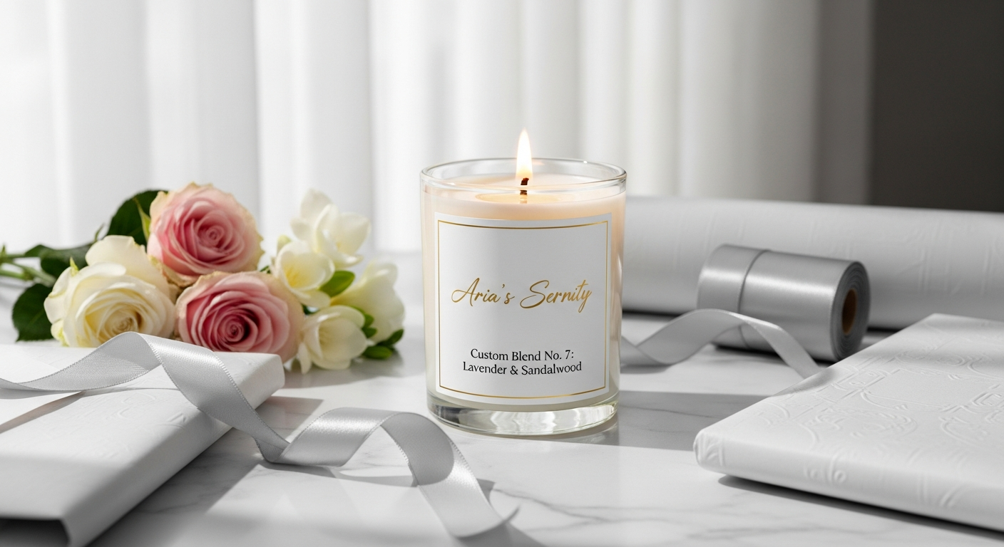 Byvoks Custom Scented Candle: Personalized Gift