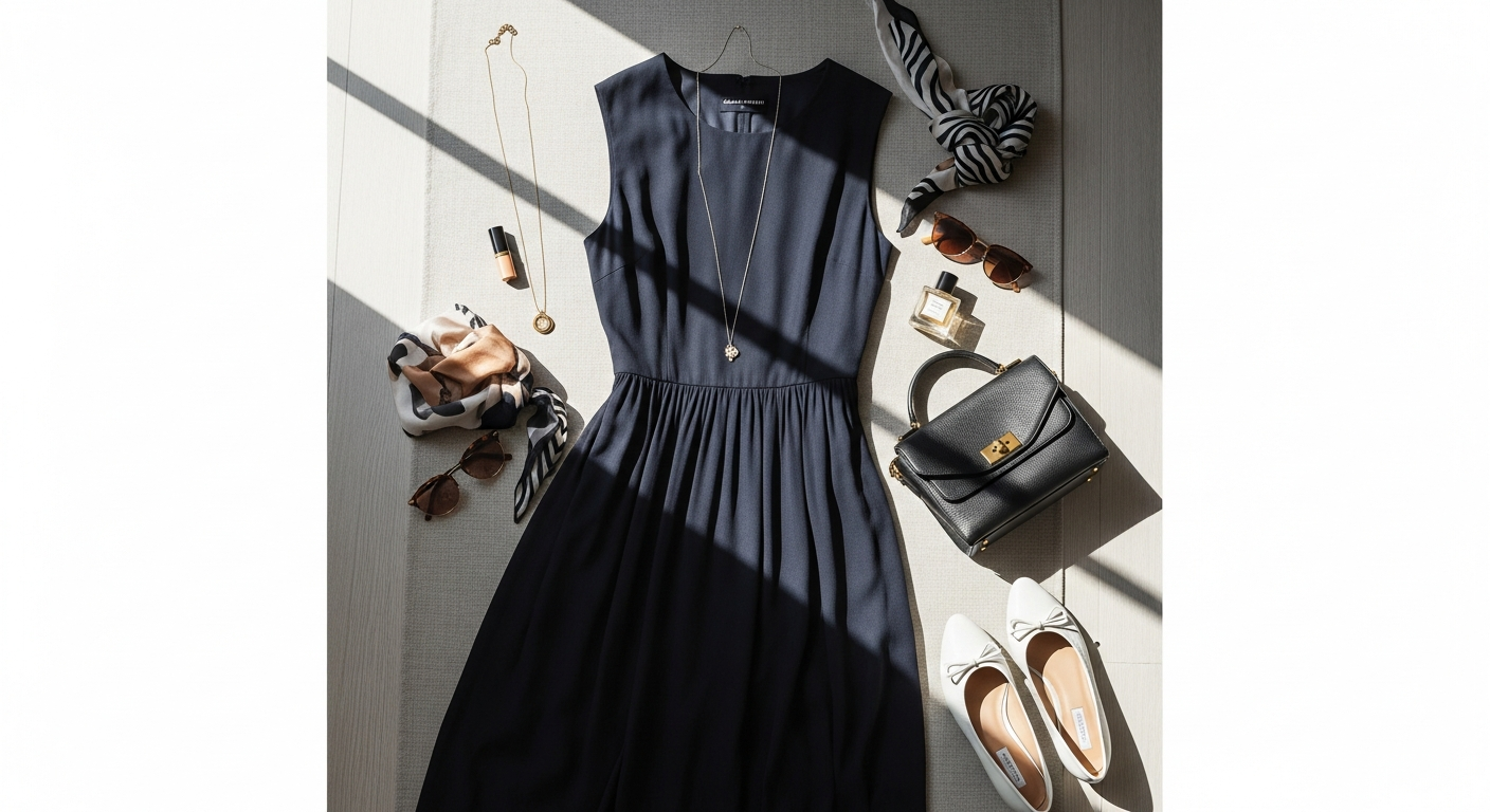 Claudie Pierlot Trompe-l'œil Bi-Material Dress styled for multiple occasions