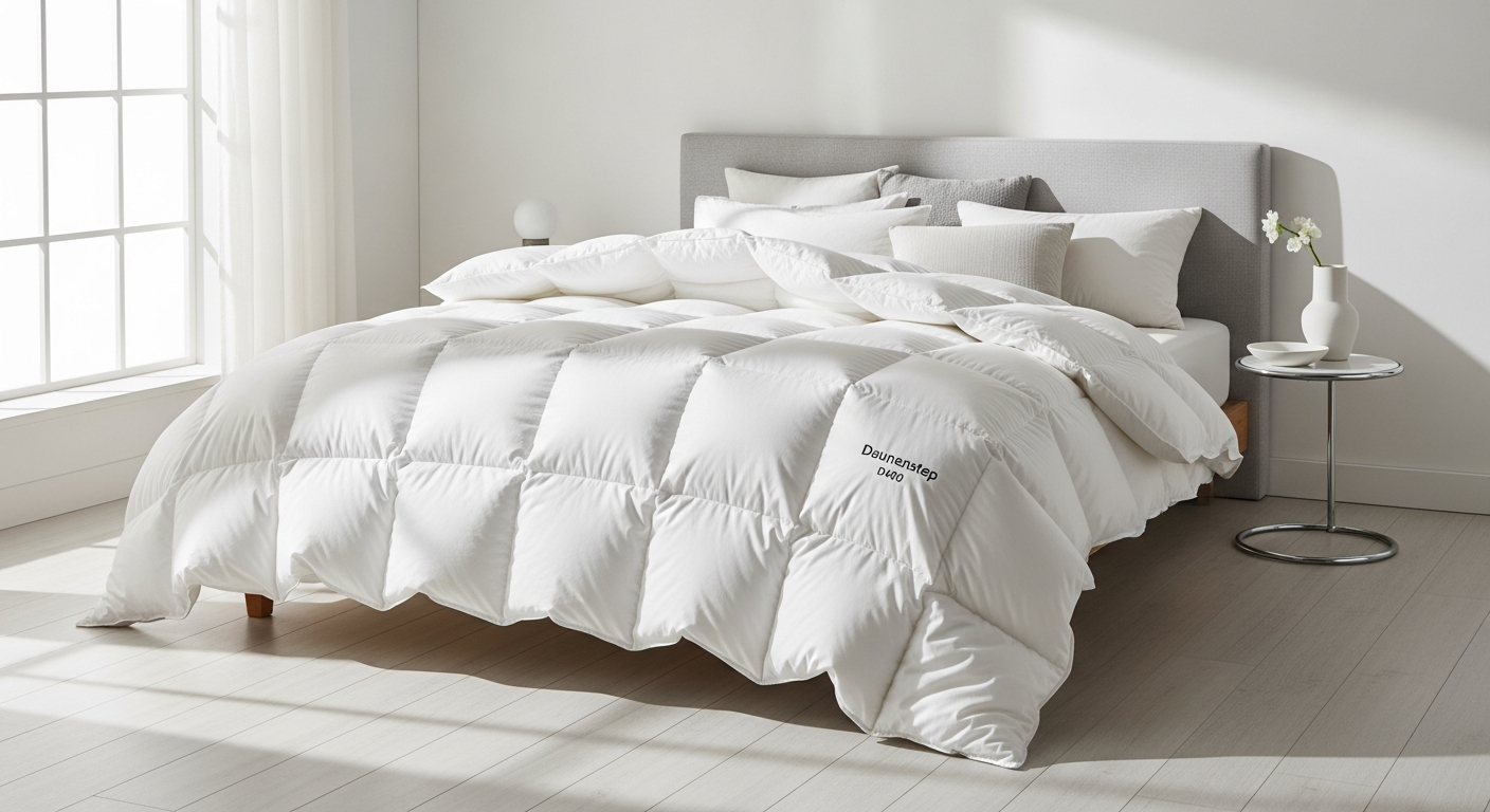 Daunenstep D400 Down Duvet: Winter Warmth