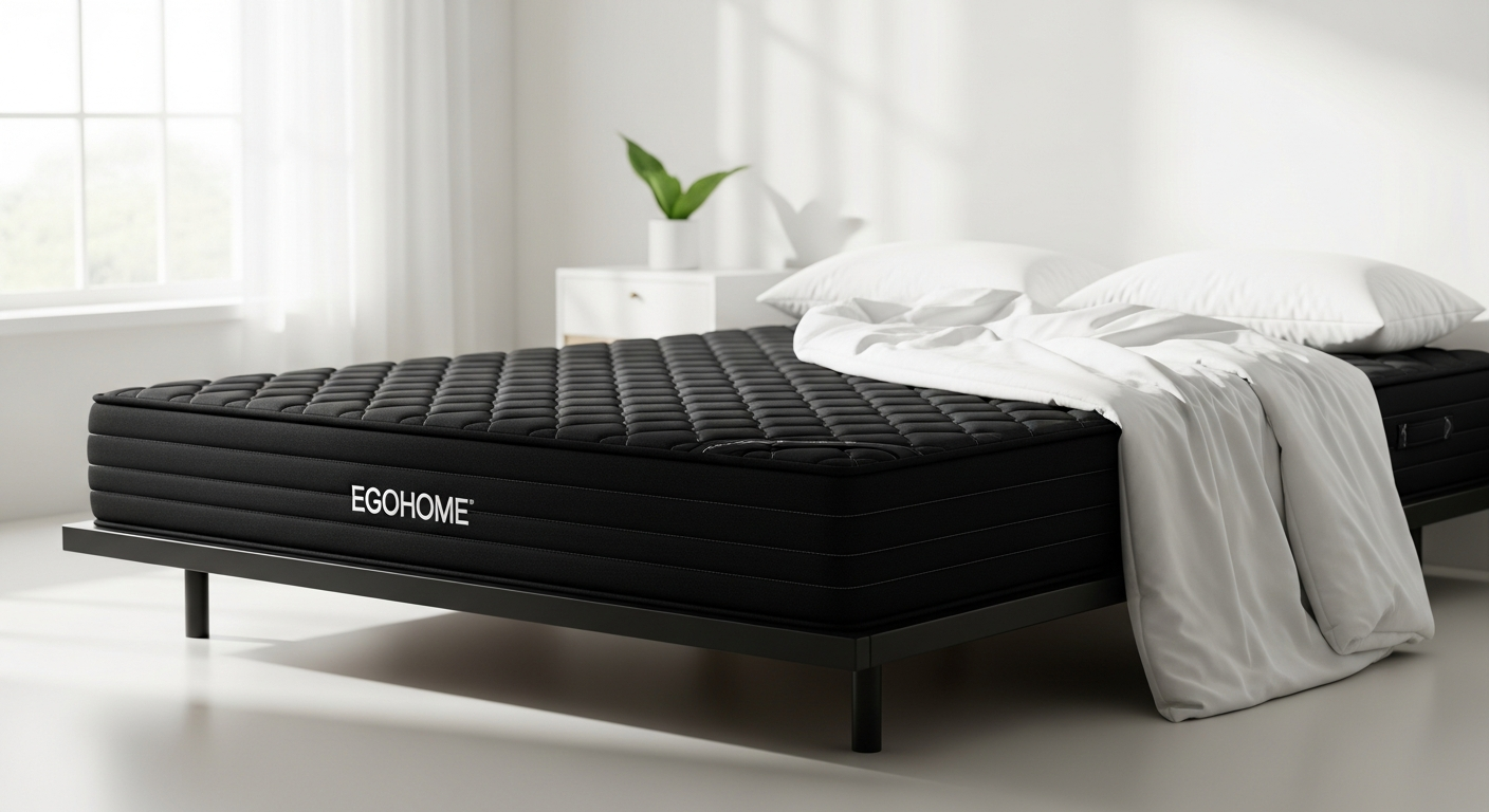 EGOHOME Black 14-Inch Memory Foam Mattress