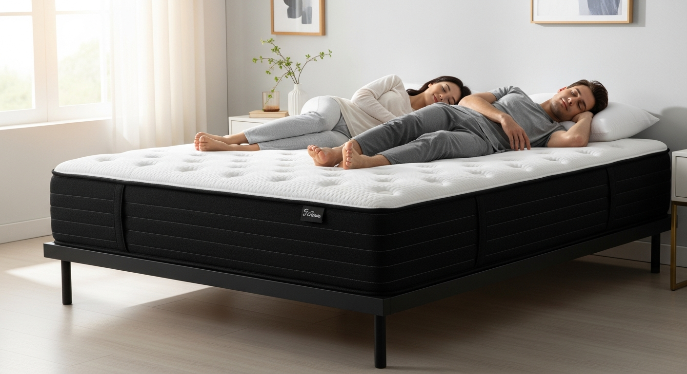 EGOHOME Black 12″ Mattress: Motion Isolation