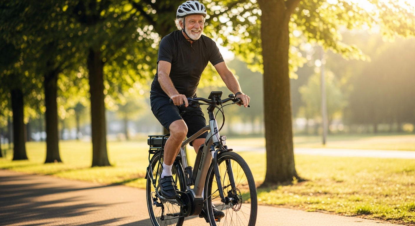 Kalkhoff Image 1.B Advance e-bike with low step-through frame and suspension fork for senior riders