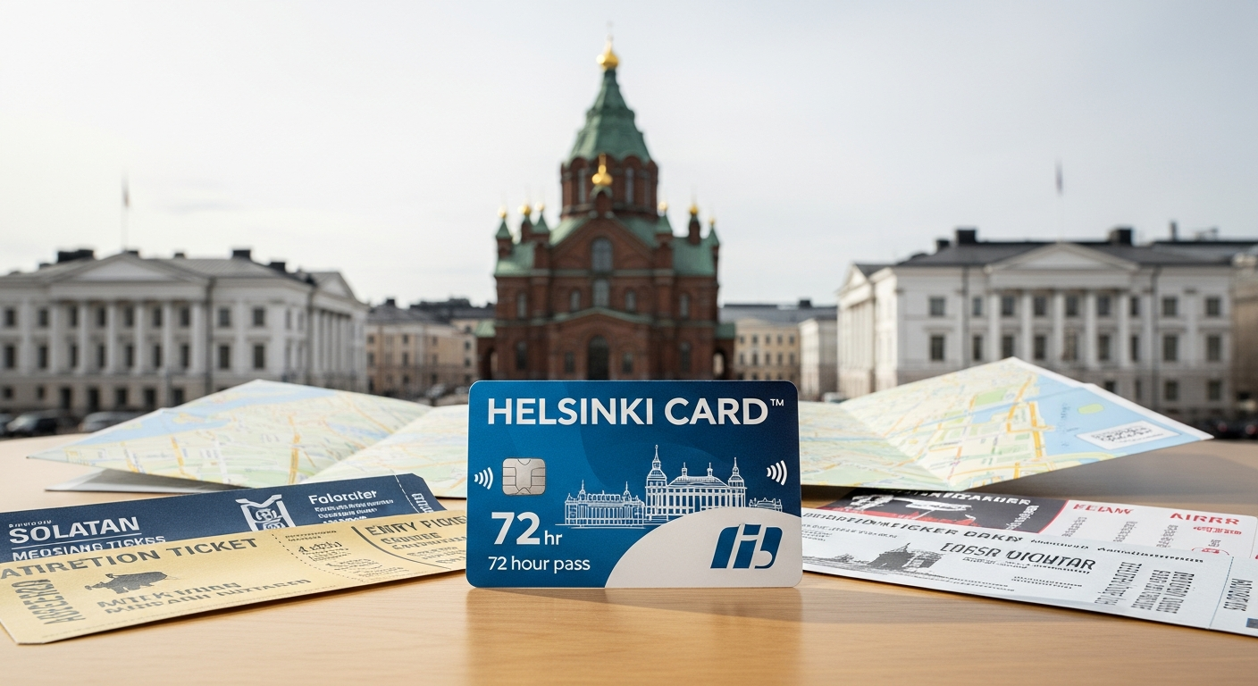 Helsinki Card City 72-Hour Pass with attractions and public transport included