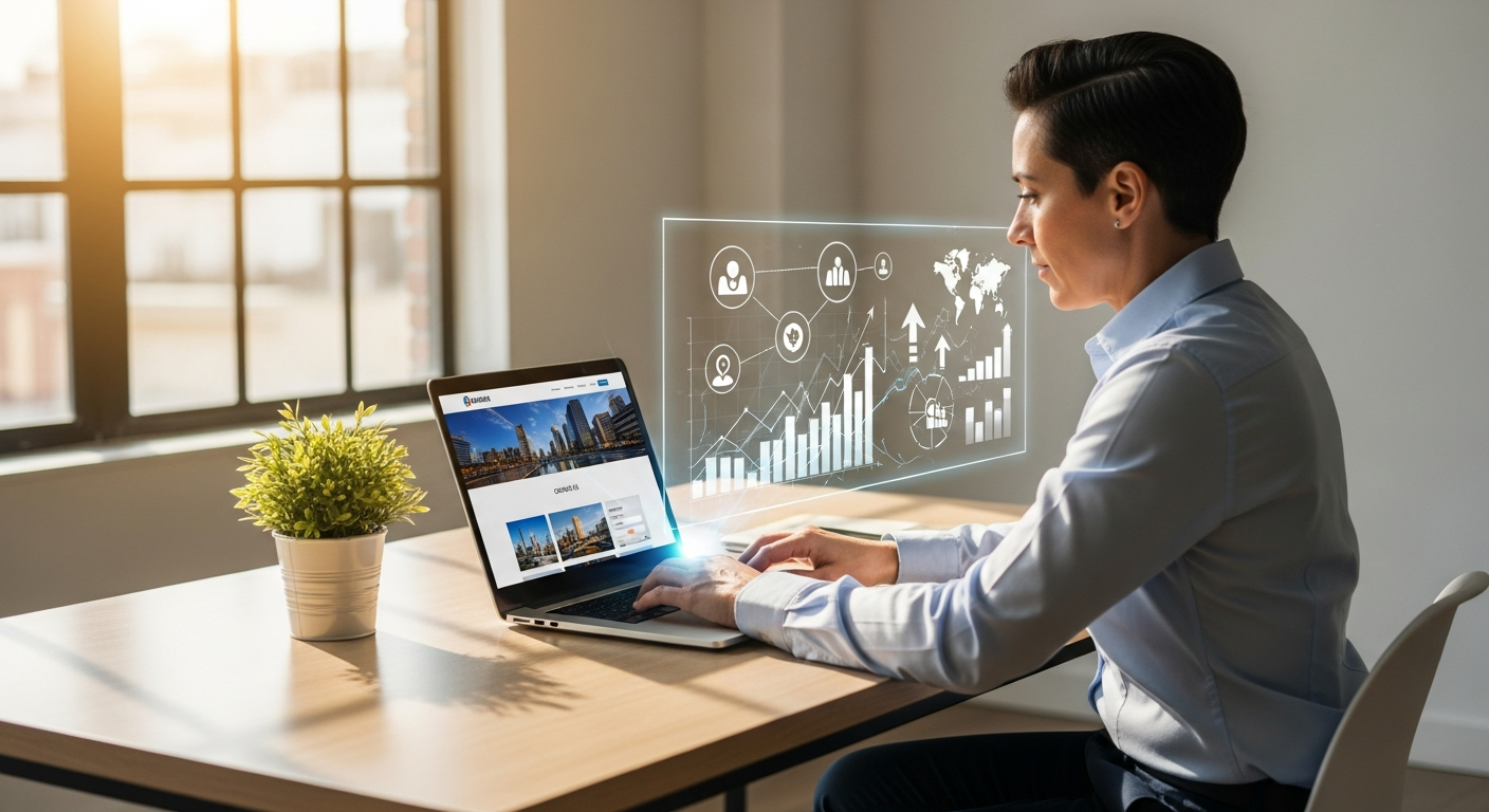 Hostalia web hosting solutions dashboard interface for Spanish businesses