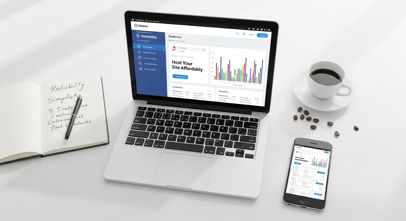 Interserver Standard Web Hosting dashboard showing unlimited resources and price-lock guarantee features