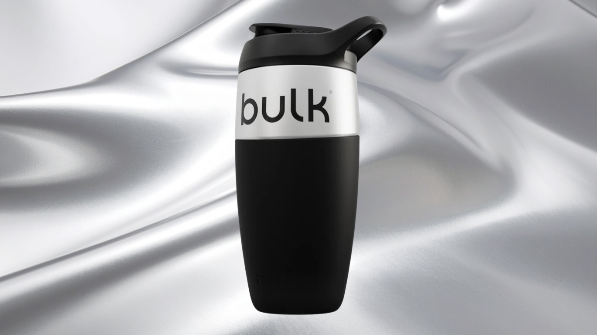 Bulk x Promixx Stainless Steel Shaker – Black 700ml: Premium Mixing for Everyday Performance