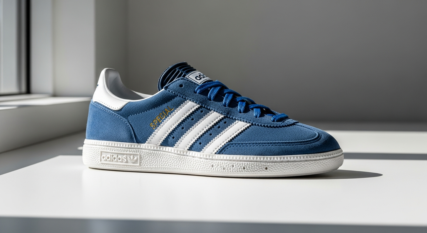 Adidas Originals Handball Spezial minimalist sneaker with suede upper and gum rubber sole