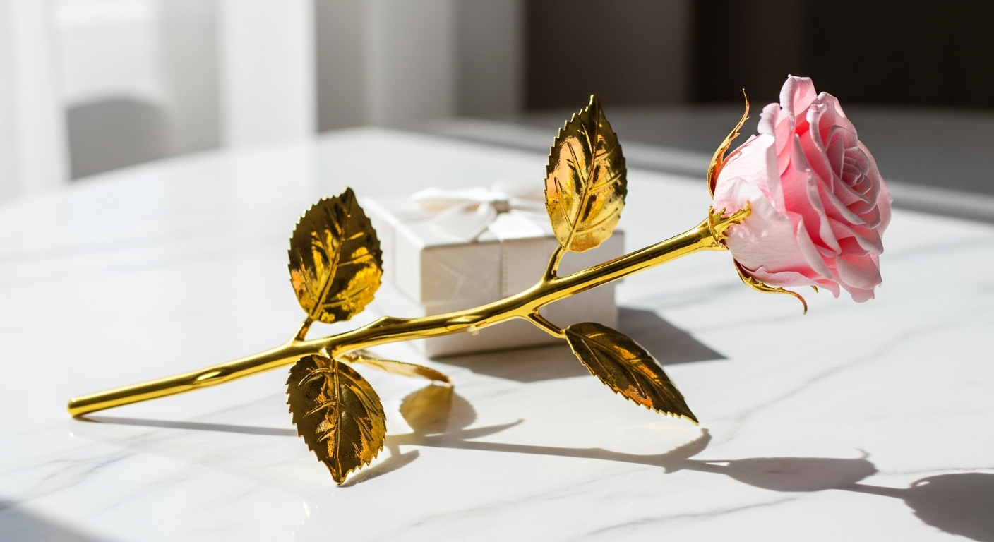 11-Inch Gold Rose: Perfect 50th Anniversary Gift