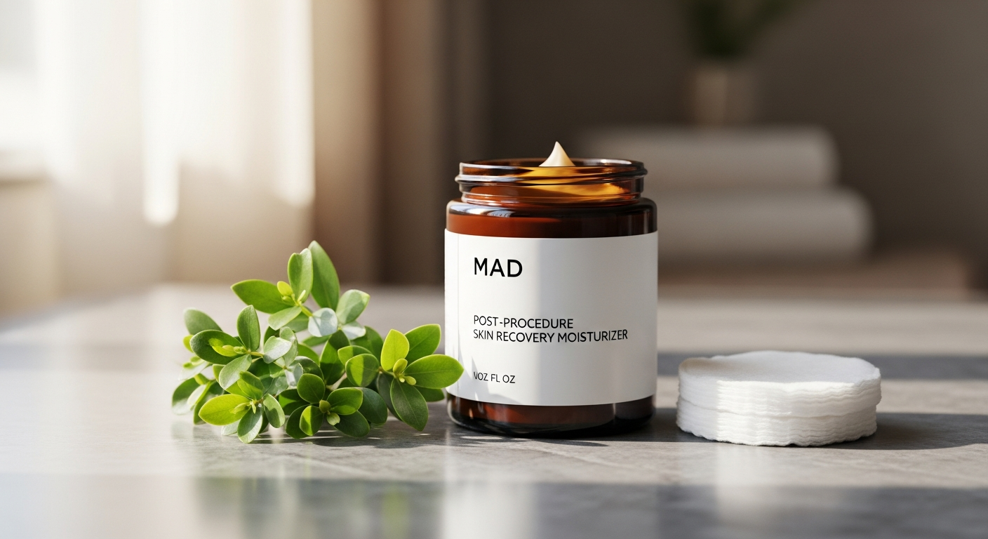 M.A.D Skincare Delicate Daily Moisturizer bottle displayed on clean white background