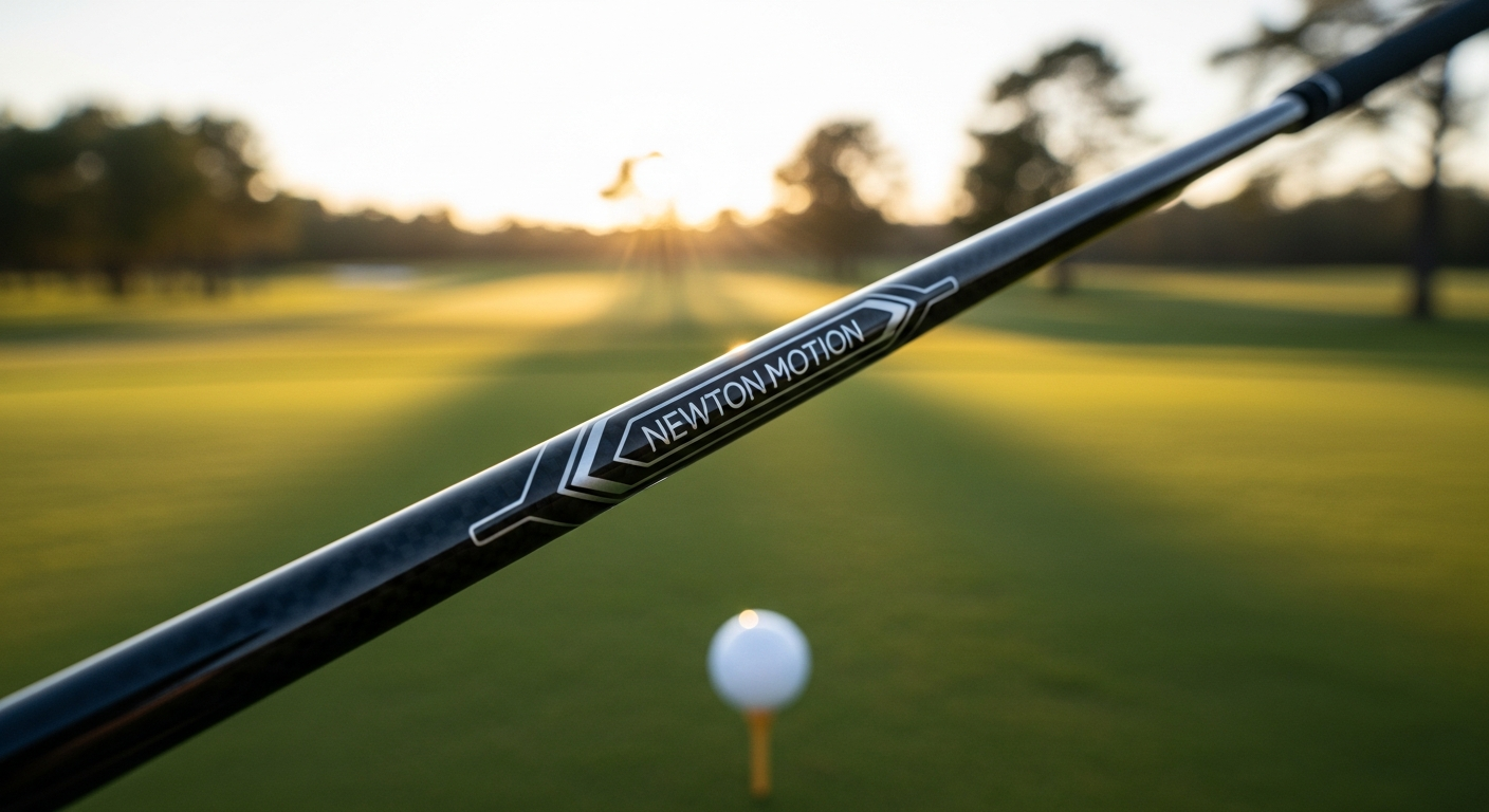 Newton Motion Golf Driver Shaft with Symmetry 360 technology and dot-based flex system