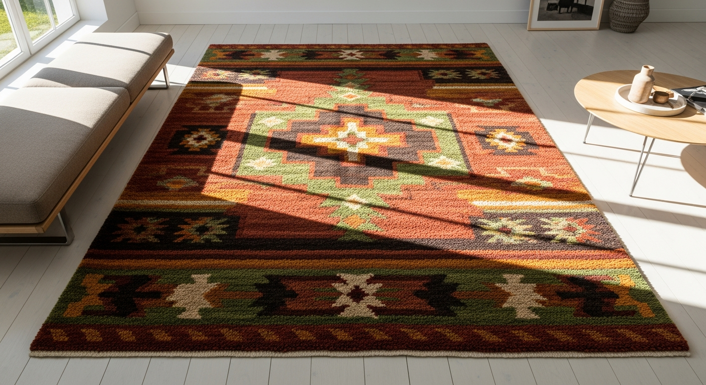 Acsento Lipari Terra Wool Rug: Premium Hand-Tufted