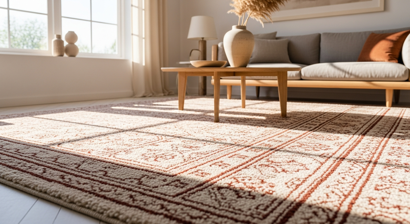 Acsento Lipari Terra Wool Rug: Premium