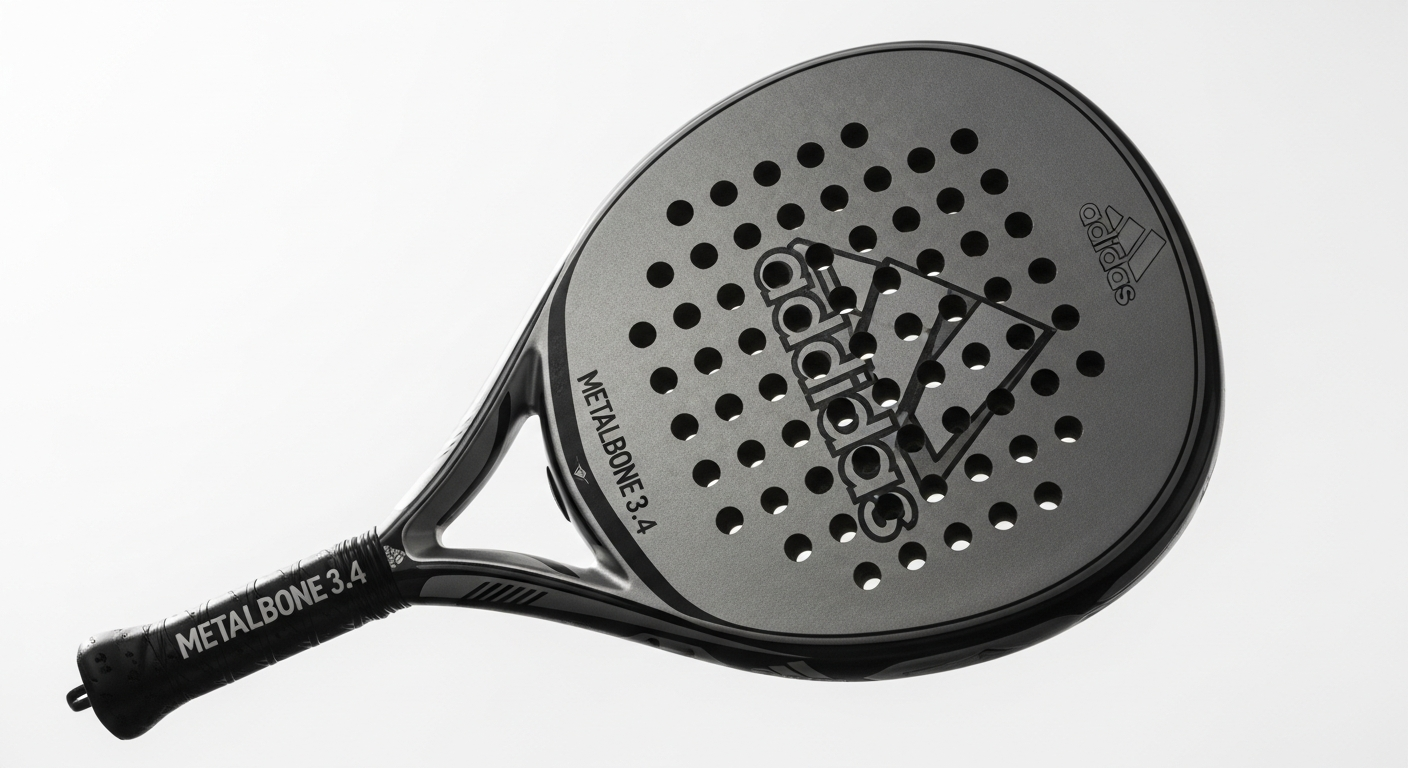 Adidas Metalbone 3.4 2026 Ale Galán padel racket with diamond shape design and carbon construction