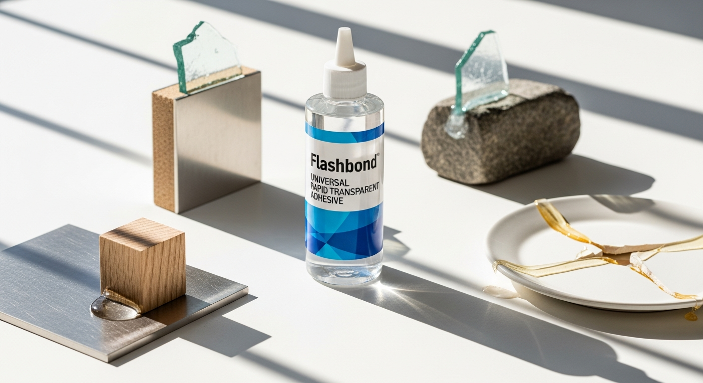Flashbond Universal Rapid Transparent Adhesive
