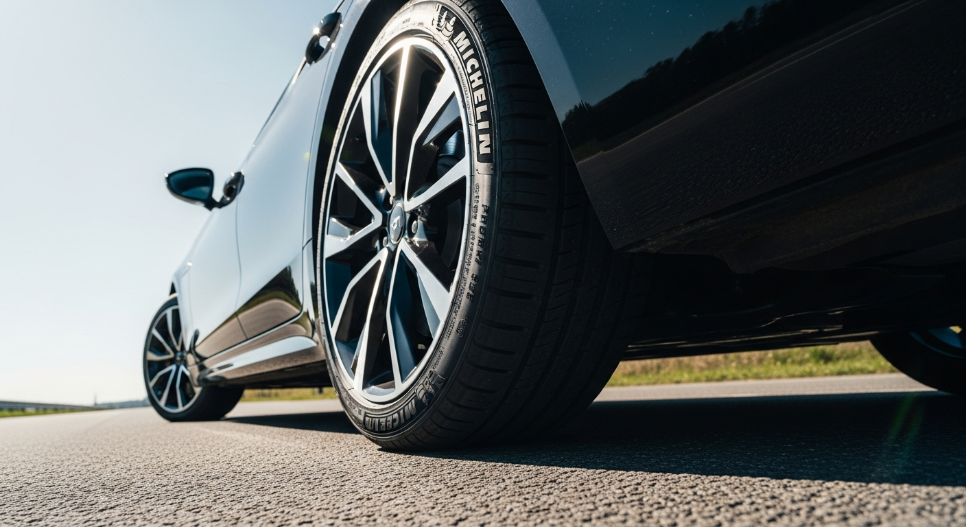 Michelin Primacy 4 Plus all-season tire on vehicle wheel