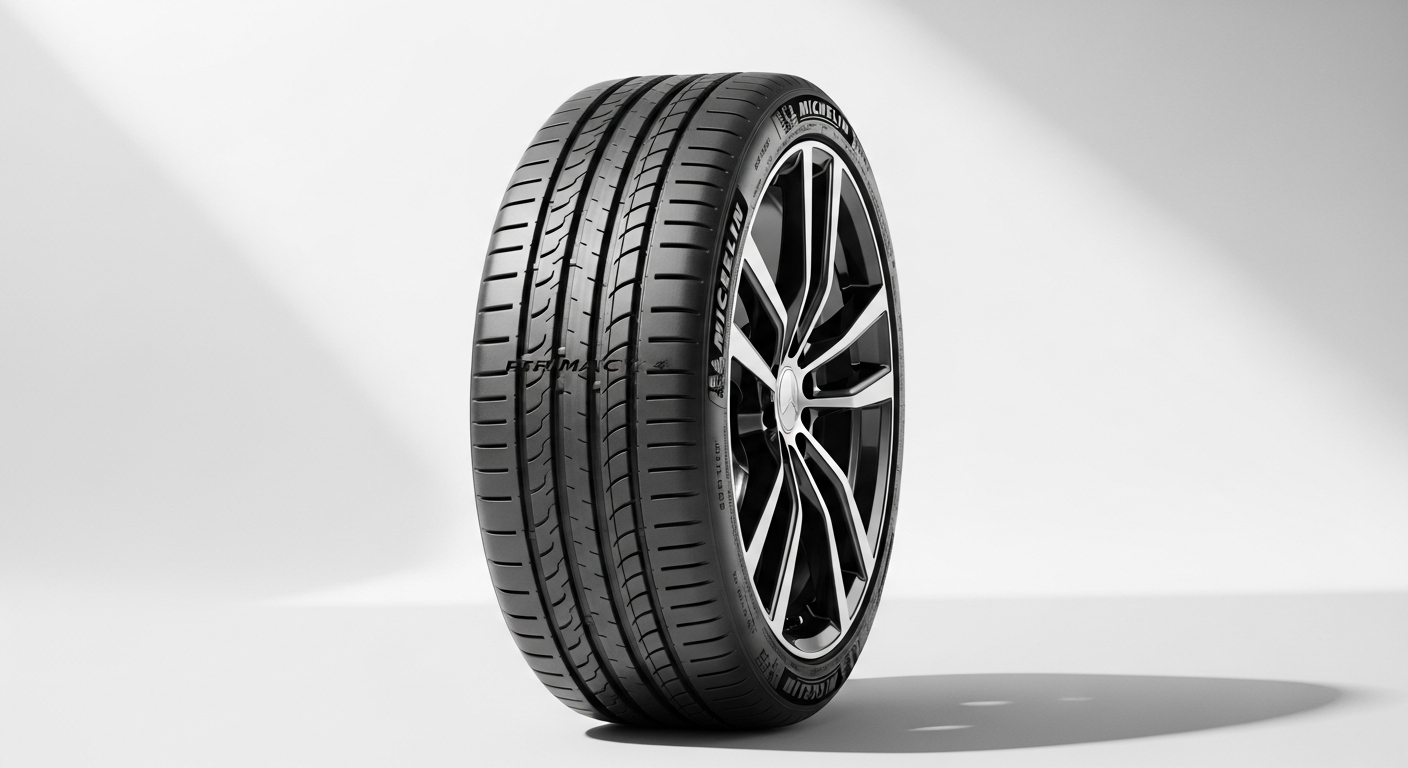 Michelin Primacy 4 summer car tire displayed on white background