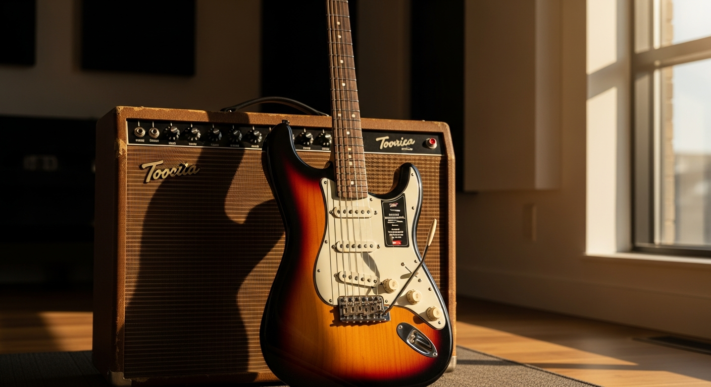 Fender American Professional II Stratocaster electric guitar in sunburst finish