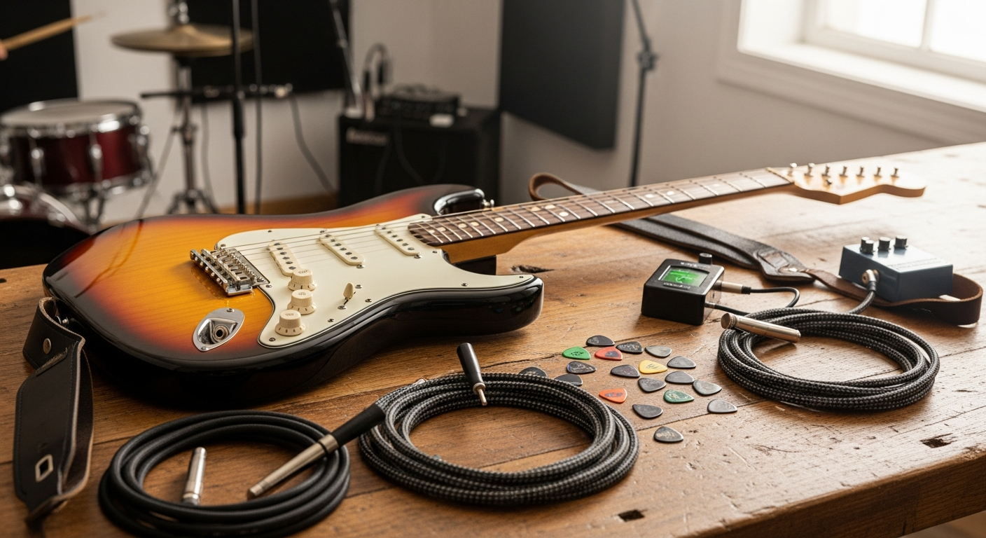 Fender American Professional II Stratocaster electric guitar with sunburst finish displayed against neutral background