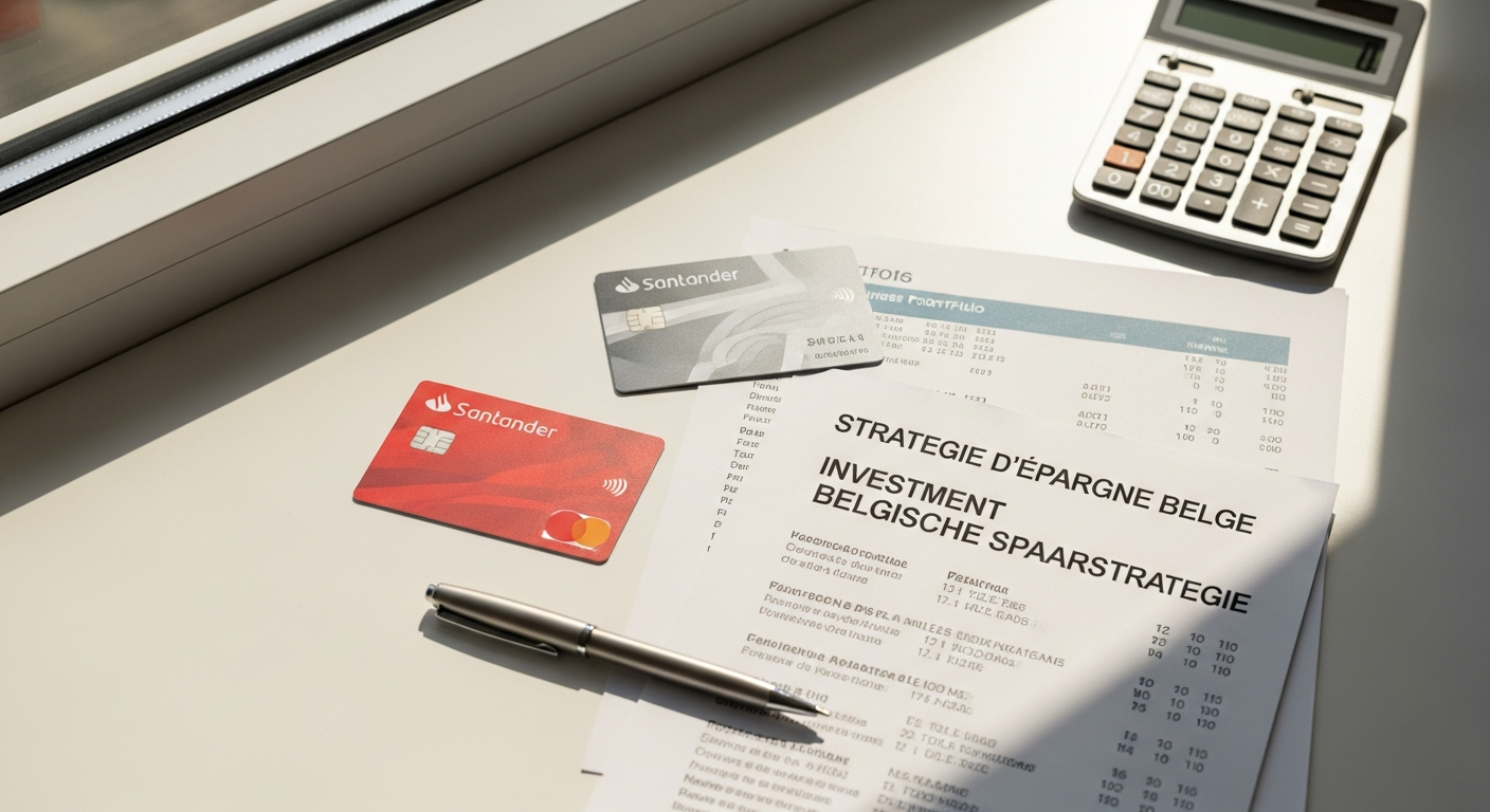 Santander Vision Plus savings account interface showing dual interest rates and deposit protection details