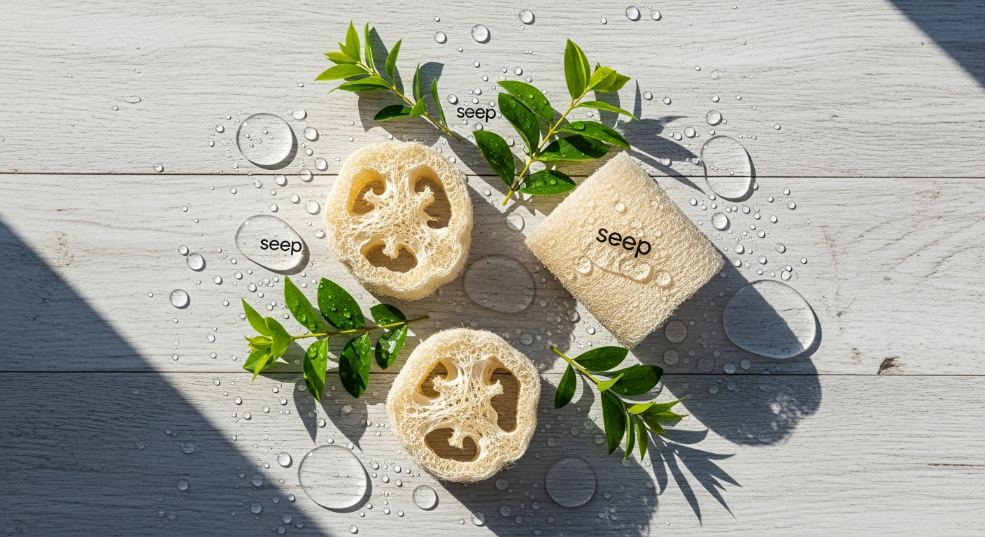 Seep Eco Compostable Loofah Sponge Scourer sustainable kitchen cleaning product