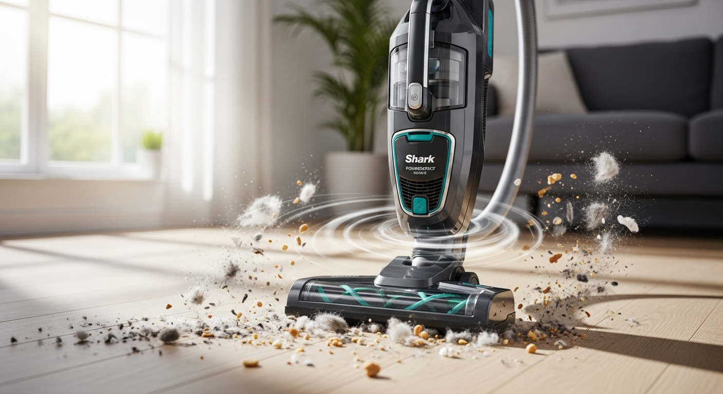 Shark PowerDetect Cordless Pet Vacuum IA3241UKT with motorised pet tool and auto-empty dock