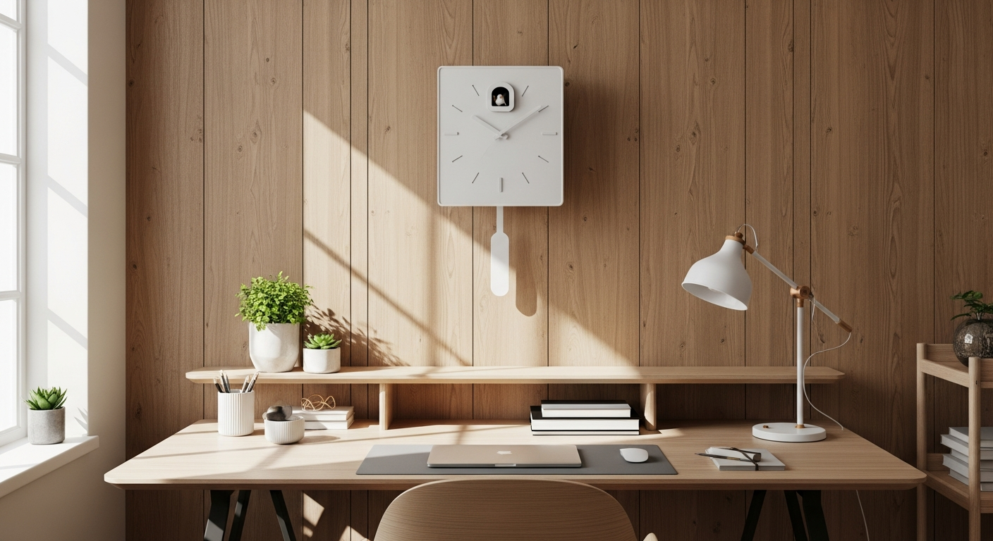 Karlsson Modern Cuckoo Clock for Home Offices