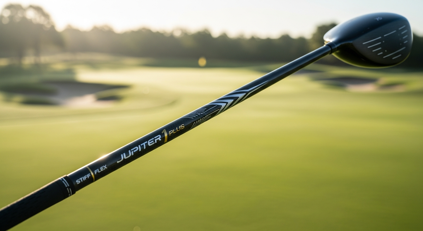 Steadfast Jupiter 1 Plus Driver Shaft carbon fiber construction close-up detail