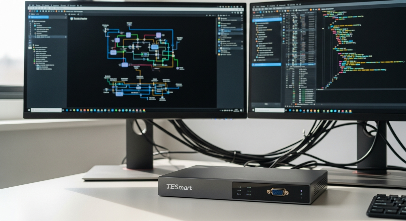 TESmart KVM Switch 8K60Hz Dual Monitor