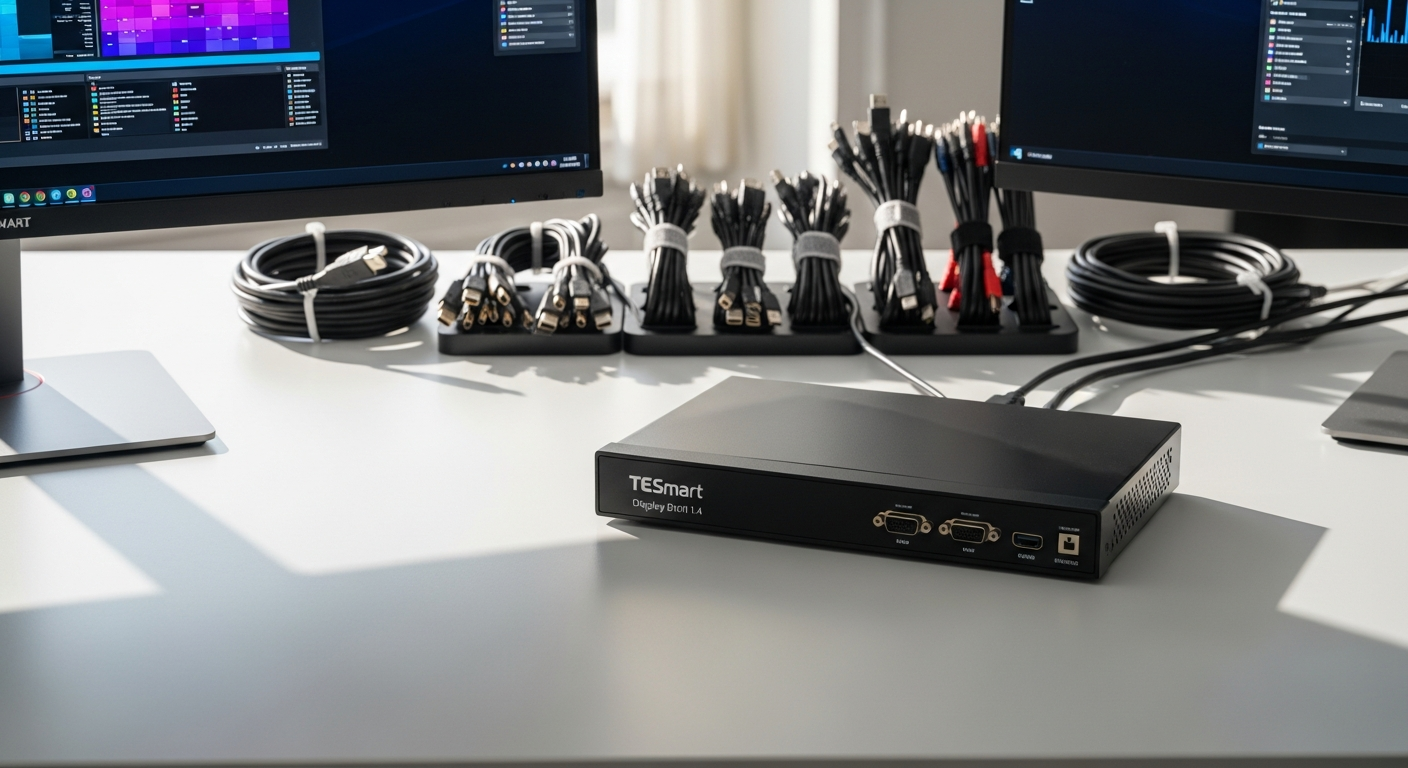 TESmart DisplayPort 1.4 KVM Switch Review