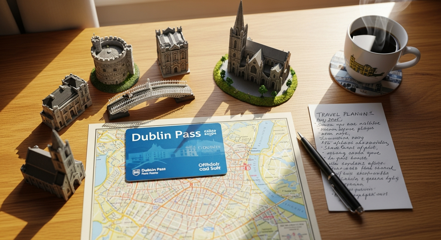 Dublin All-Inclusive Pass guide showing Guinness Storehouse and historic attractions