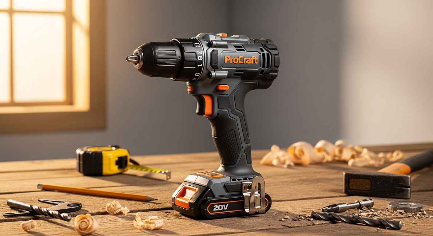ProCraft 20V Cordless Drill: Budget Power