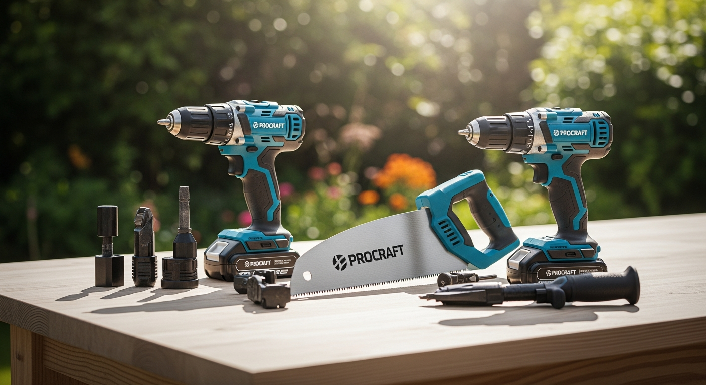 Procraft PS210SET Cordless Garden Tool Set
