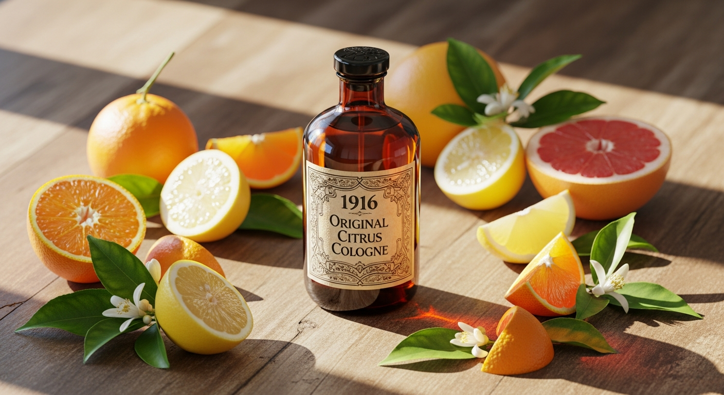 1916 Original Unisex Citrus Cologne bottle with bergamot lemon orange blend