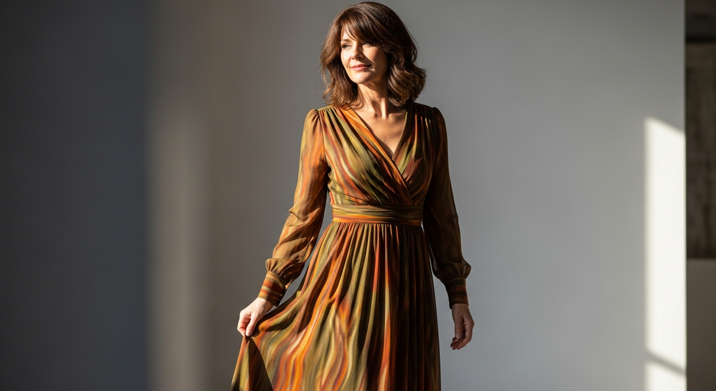 Ulla Popken Button Front Maxi Dress styled for multiple seasons