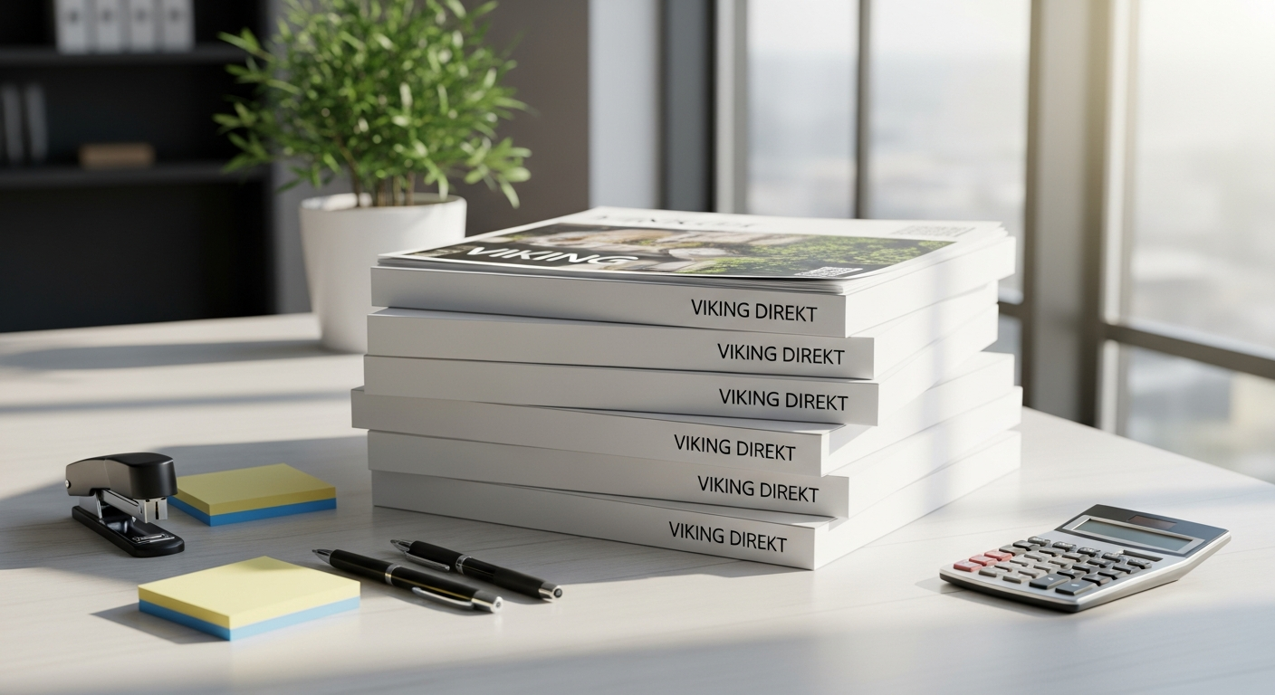 Viking Economy A4 Printer Paper ream displayed in modern office environment