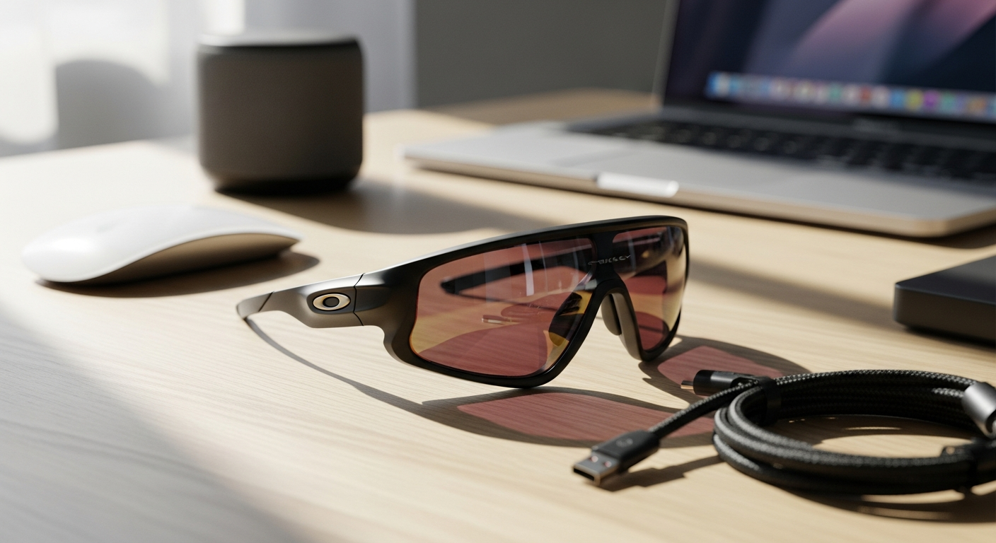 Oakley Eye Jacket Redux sunglasses with Prizm lens technology displayed outdoors