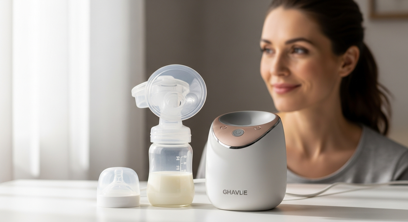 Vulpes Goods Elite Wireless Breast Pump with heat compression technology and 2000 mAh battery