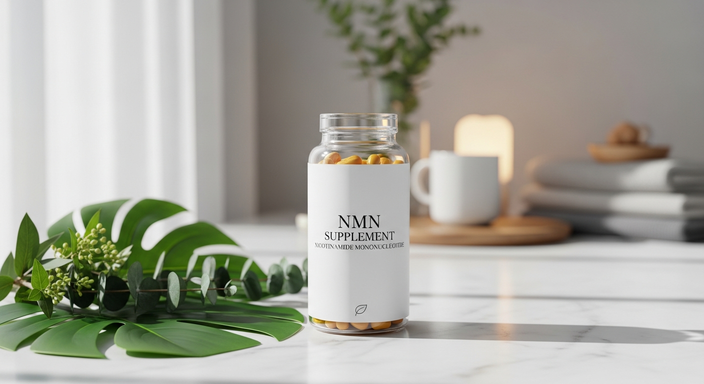 Wonderfeel Youngr NMN supplement bottle with cellular longevity formula ingredients displayed